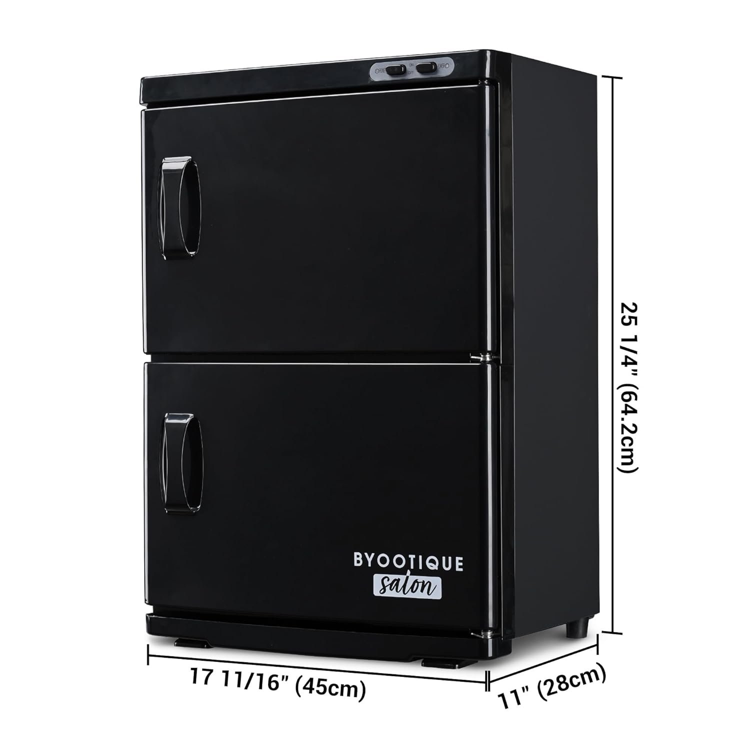 AW BYOOTIQUE Spa Towel Warmer Cabinet for Facial, 46L Extra Large Capacity, 2in1 Professional Black Double Hot Towel Cabinet Heater Machine for Beauty Salon,Barber,Massage,Hair Salon,Estheticians - Image 10