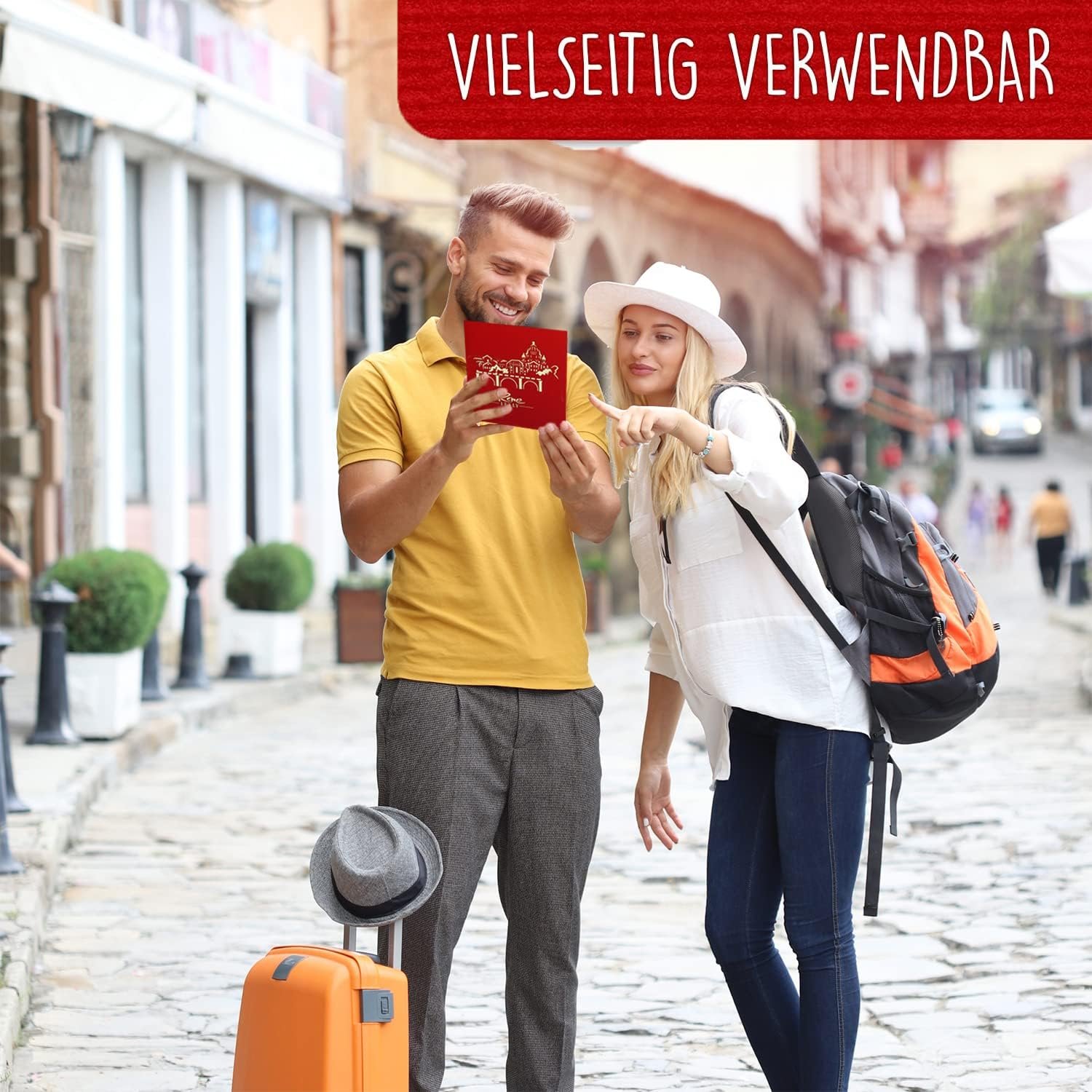 ®, LIN17630, Pop Up Karte Rom, Italien Reisegutschein, Pop Up Karte Italien, POP UP Karten Geburtstag, Pop Up Geburtstagskarte, Geschenkgutschein Städtetrip Grußkarten Italien Rome, N363 - Image 6
