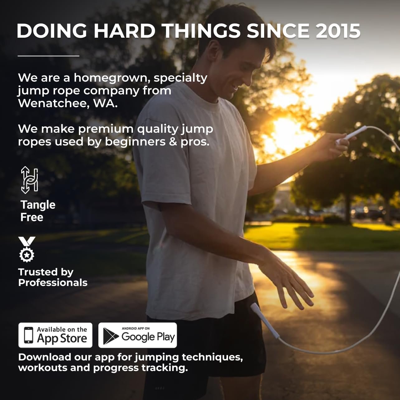 Elite Jumps Core Jump Rope - Indoor/outdoor adjustable jump rope for Training and Fitness PVC Skip Rope for Fitness - Unbreakable Handles with Tangle-Free Jumping Rope for Workout - Image 5