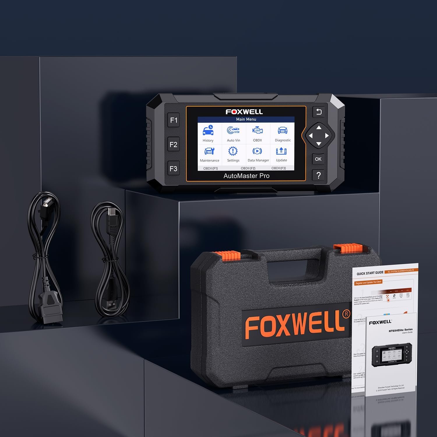 2026 FOXWELL NT614 Elite OBD2 Scanner with 5 Resets ABS Bleeding, SAS Calibration, Oil, EPB, Throttle, Upgrade of NT604 Code Reader Scan Tools, ABS SRS Engine Transmission Battery Test Car Scanner - Image 10