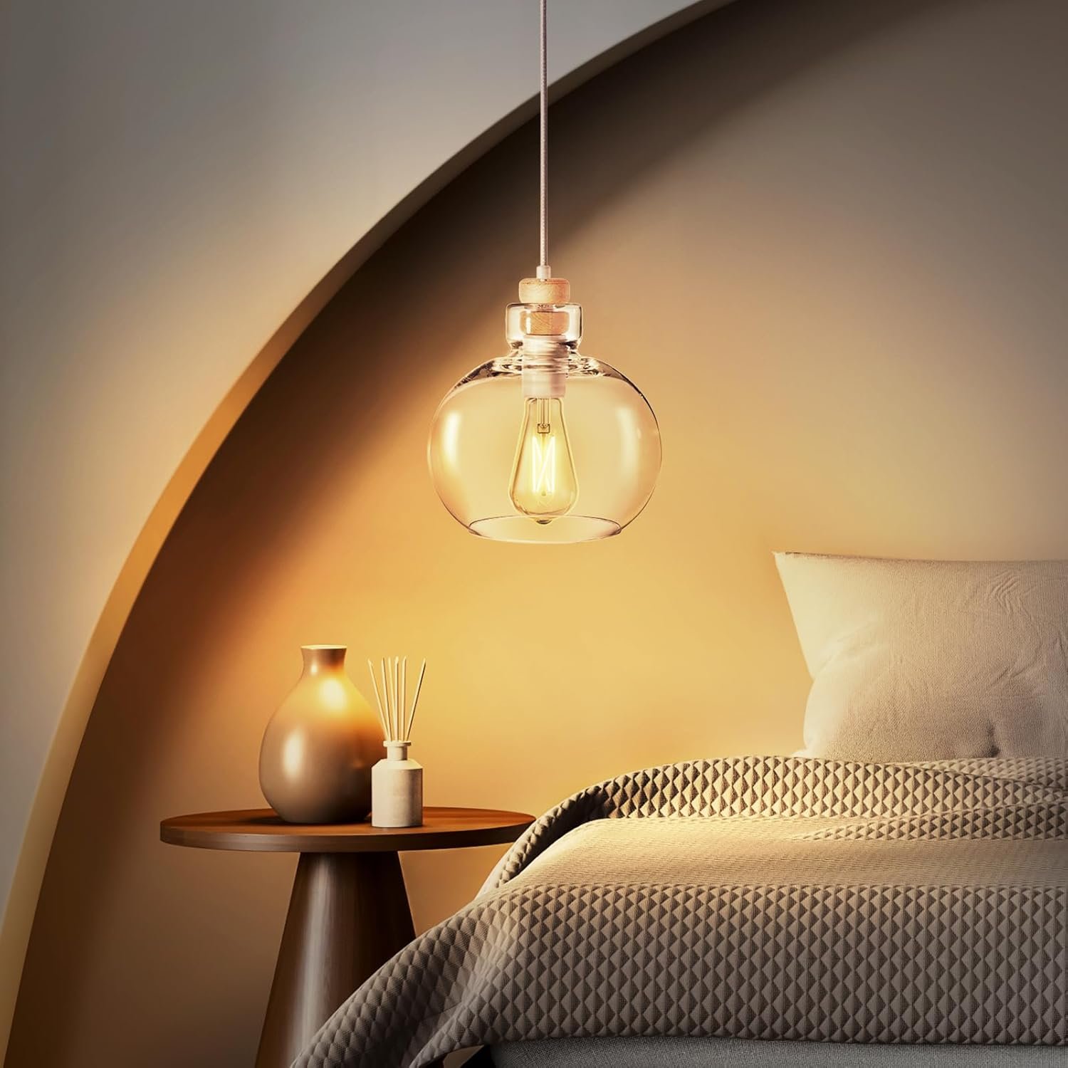 Linkind Matter Smart Light Bulb, ST19 (ST58) Smart Edison Bulbs, 2700K-6500K E26 LED Bulb 8W 60W, 800LM Edison Light Bulb, Work with Alexa, Google Home, Apple Home, SmartThings, 2.4GHz WiFi, 4-Pack - Image 9