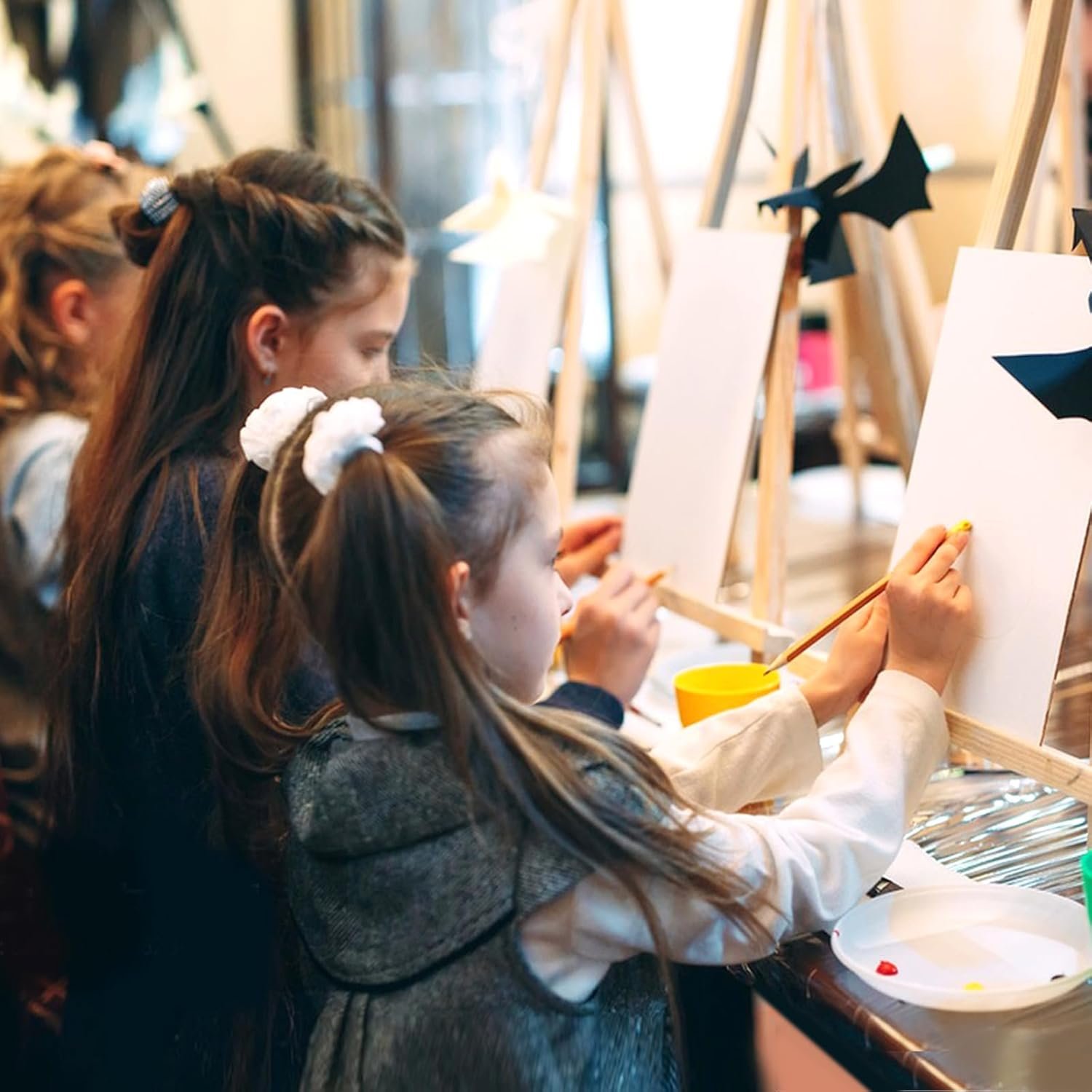 ESRICH Canvas Boards for Painting, 5 Pack Canvases for Painting 8x10 Cotton Primed Acid Free Blank Canvas Panels for Oil Paint, Watercolor, Acrylic Paint, Gouache and Tempera. - Image 7