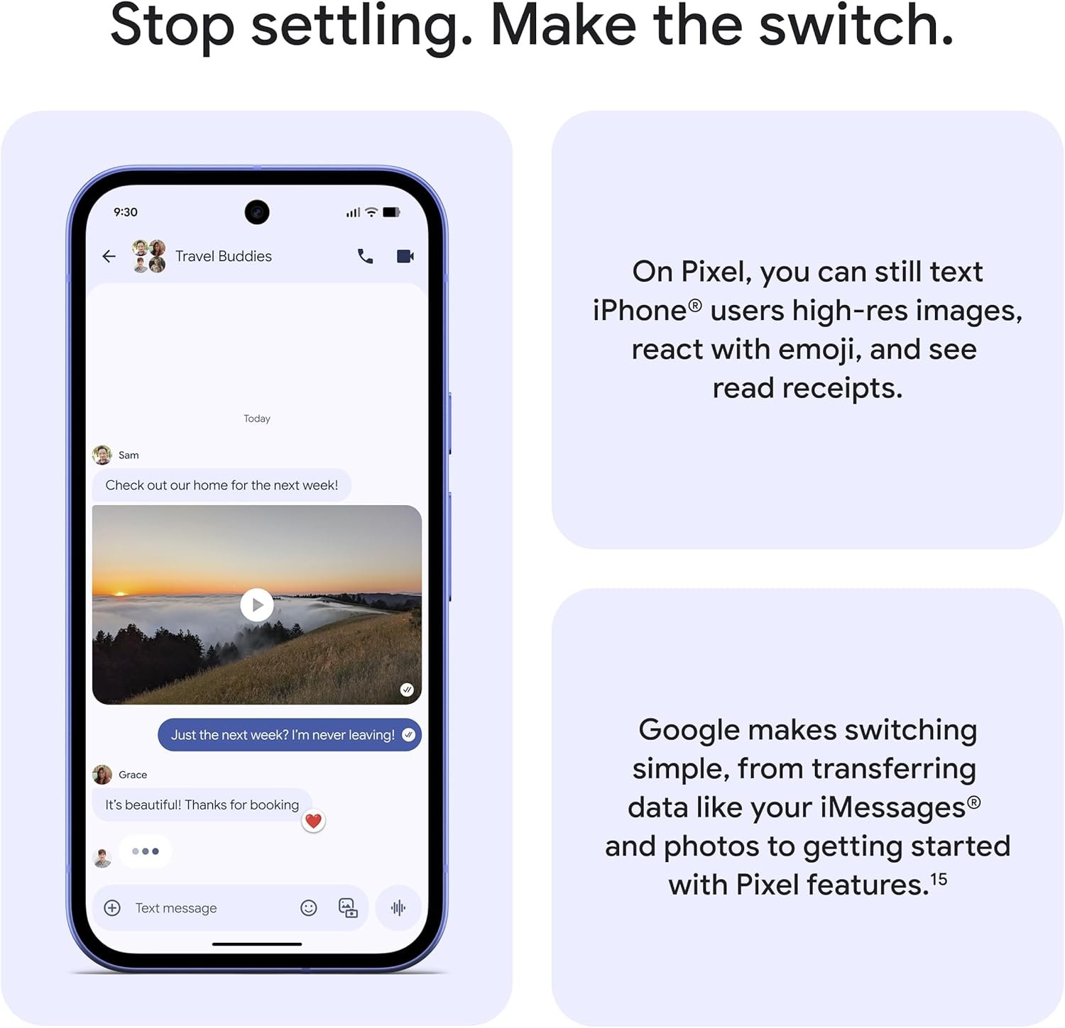 Google Pixel 10a - Lavender - 128 GB with $100 Amazon Gift Card - Image 7