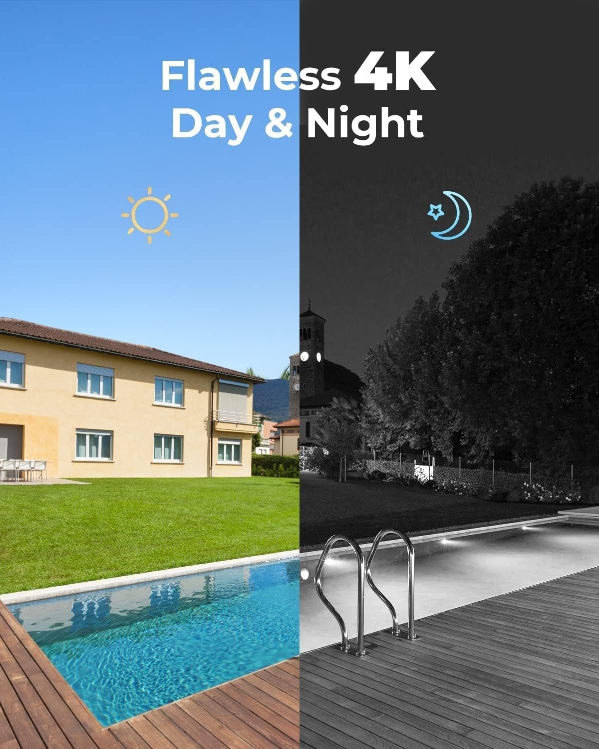 REOLINK 4K Security Camera System, RLK16-800B8 8pcs H.265 PoE Wired with Person Vehicle Detection, 8MP/4K 16CH NVR with 4TB HDD for 24-7 Recording - Image 3