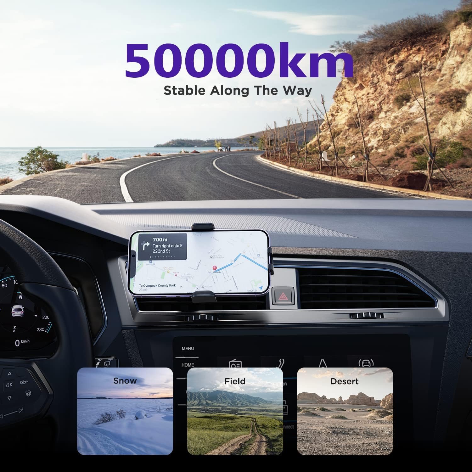 Wireless Car Charger,【7 Colored RGB Backlit】 Mosurr 15W Auto Clamping Phone Holders for Your car fit for iPhone 16 15 14 Mini Pro Max, Samsung Galaxy S25 Ultra S24 S23+, etc, Fathers Day for Gifts - Image 10