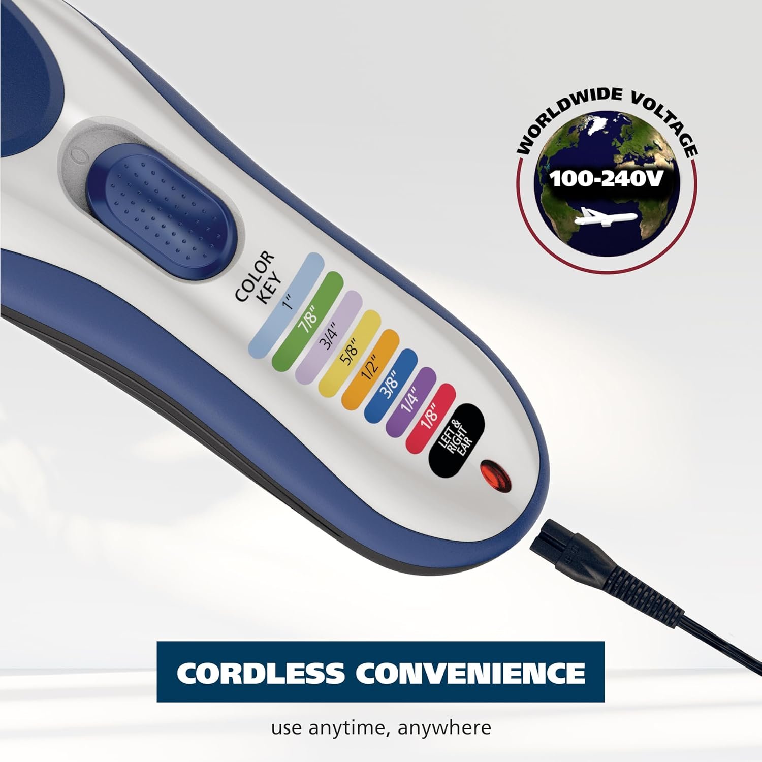 Wahl Color Pro Cordless Rechargeable Hair Clipper & Trimmer – Easy Color-Coded Guide Combs - for Men, Women, & Children – Model 9649P - Image 8