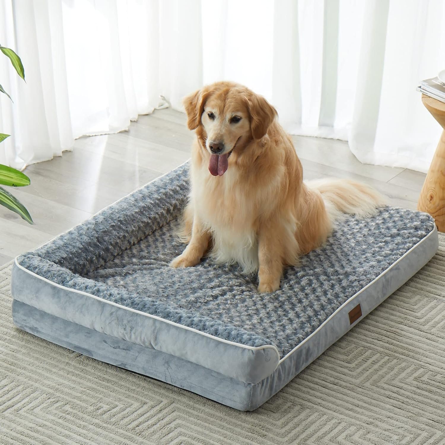 BFPETHOME Orthopedic Dog Bed for Large Dogs-Big Waterproof Sofa Dog Bed with Removable Washable Cover, Washable Pet Bed with Waterproof Lining and Nonskid Bottom,Pet Bed for Large Dogs - Image 8