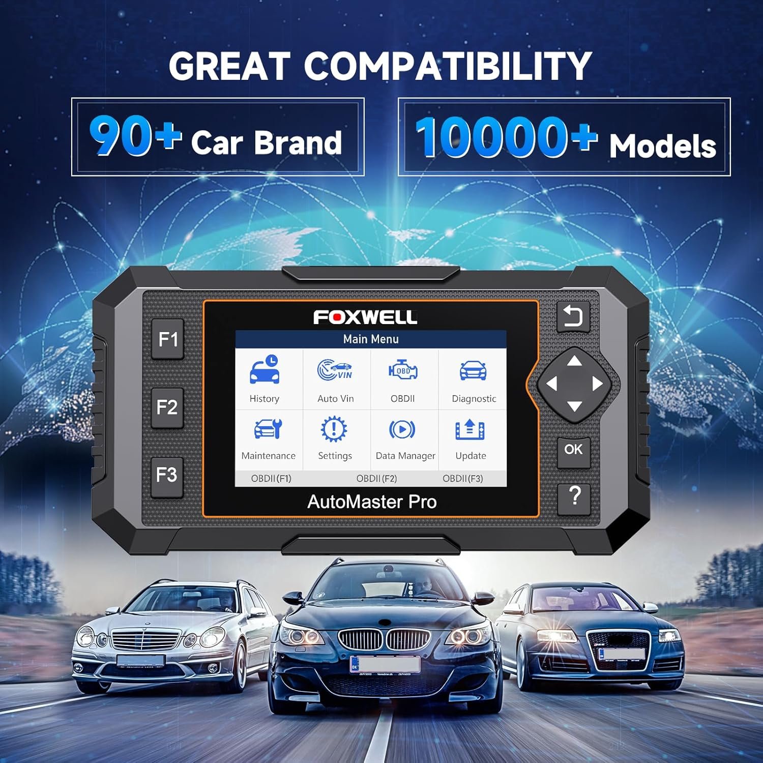 2026 FOXWELL NT614 Elite OBD2 Scanner with 5 Resets ABS Bleeding, SAS Calibration, Oil, EPB, Throttle, Upgrade of NT604 Code Reader Scan Tools, ABS SRS Engine Transmission Battery Test Car Scanner - Image 8