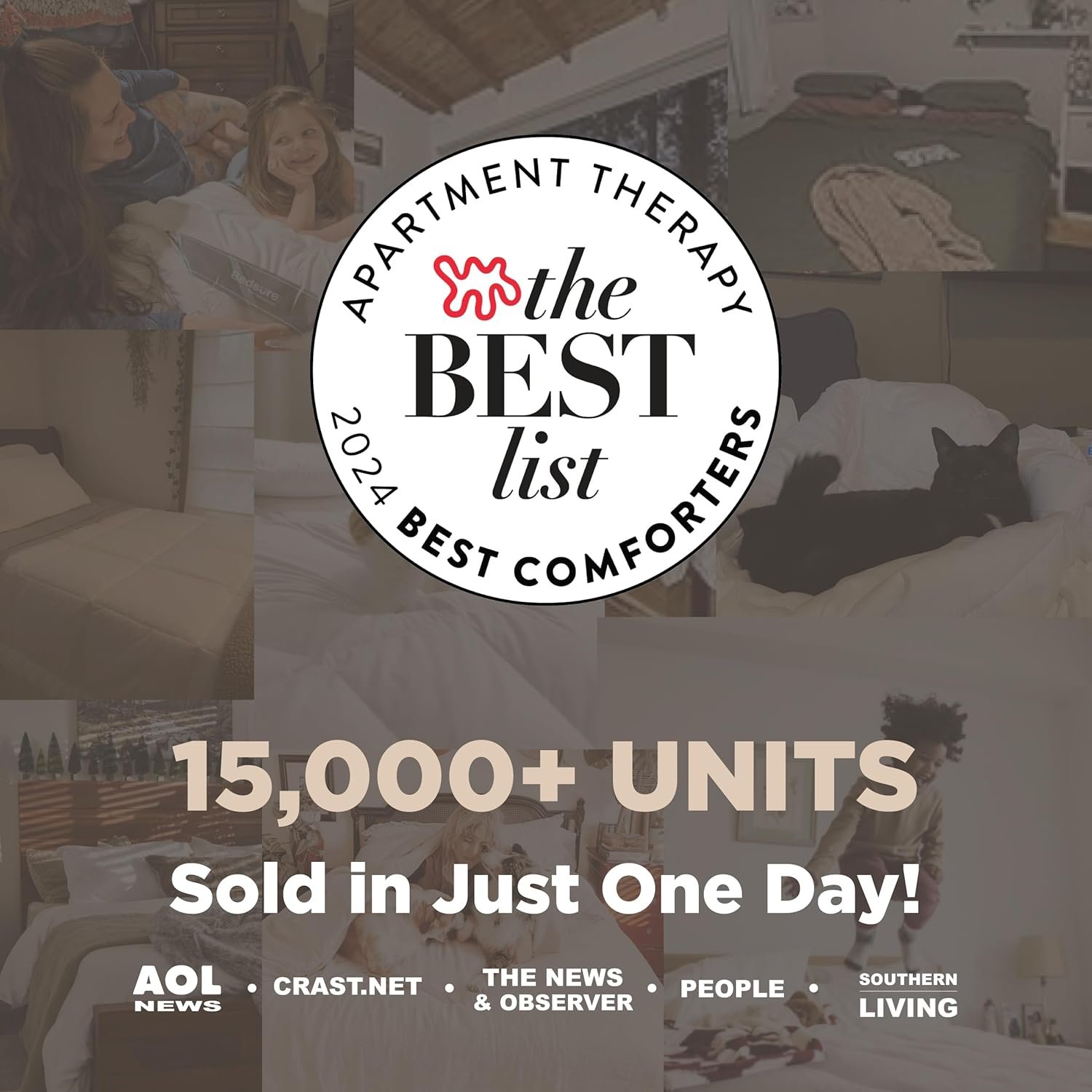 Bedsure Comforter Duvet Insert - Quilted Comforters Queen Size, All Season Duvet, GentleSoft Down Alternative Bedding, with 8 Tabs, Gifts for Women/Men, White, Queen 88 x 88 Inches - Image 3