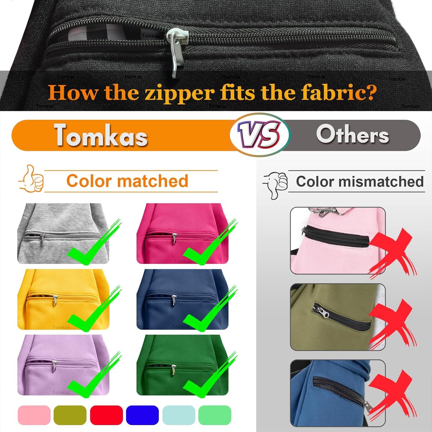 Tomkas Small Dog Sling Carrier - Adjustable Strap & Zip Pocket - Suitable for Puppies (Black) - Image 6