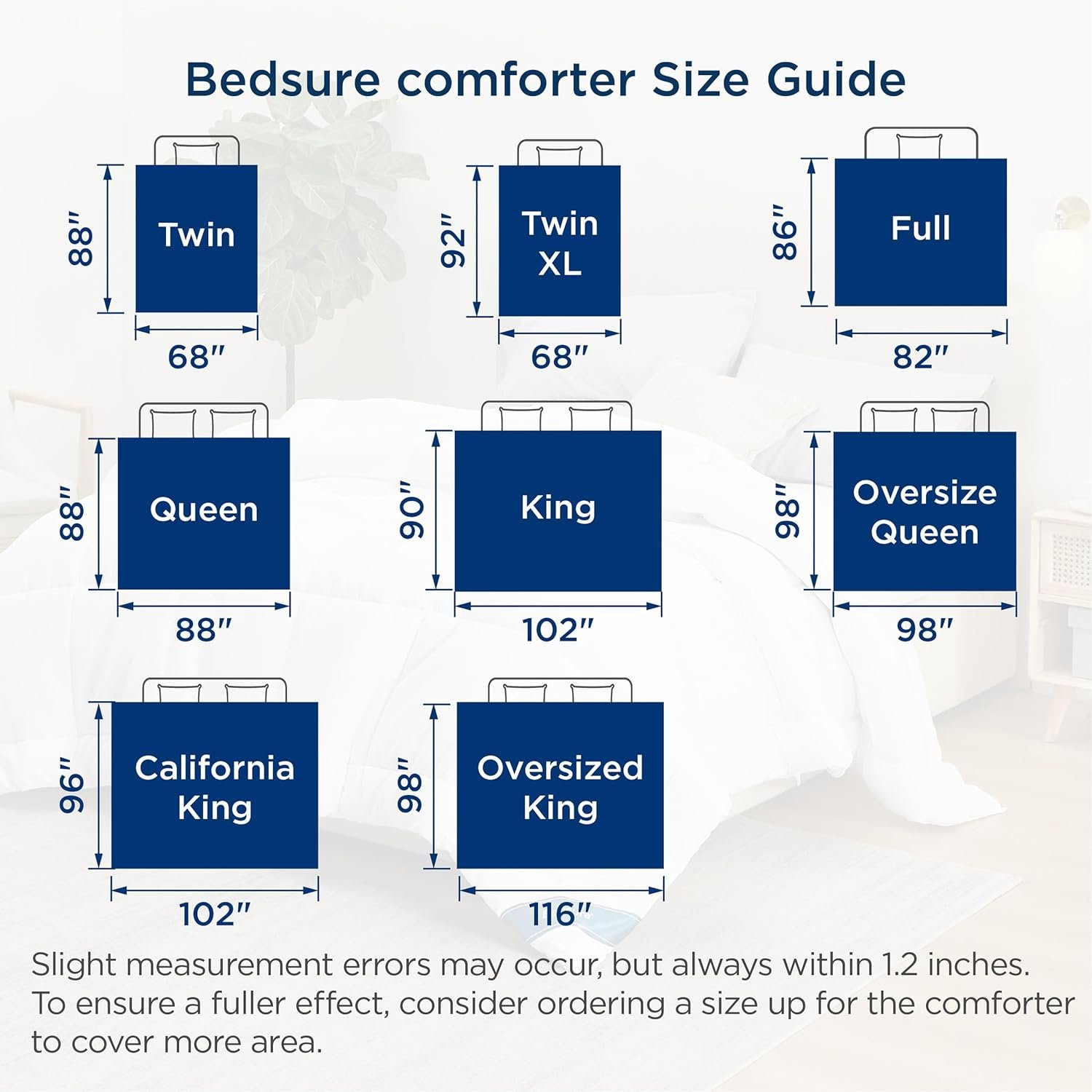 Bedsure Comforter Duvet Insert - Quilted Comforters Queen Size, All Season Duvet, GentleSoft Down Alternative Bedding, with 8 Tabs, Gifts for Women/Men, White, Queen 88 x 88 Inches - Image 9