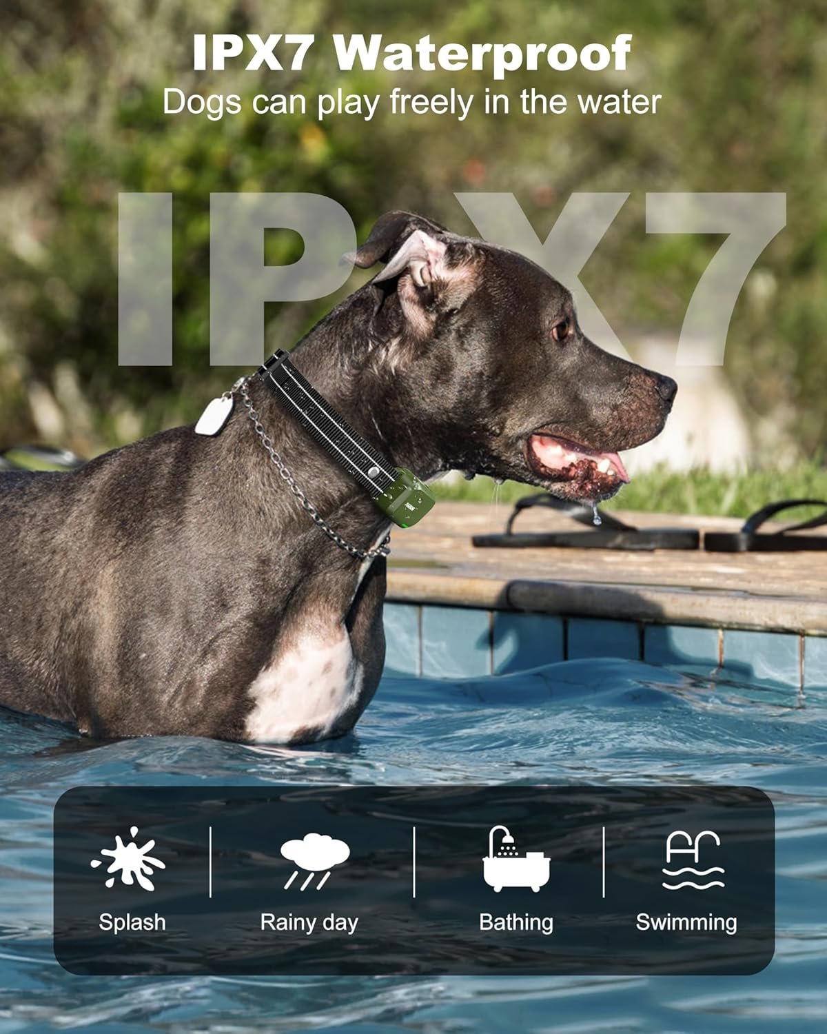 Jugbow Dog Shock Collar - 4200FT Dog Training Collar with Remote Innovative IPX7 Waterproof with 4 Training Modes, Rechargeable E-Collar for All Breeds - Image 5