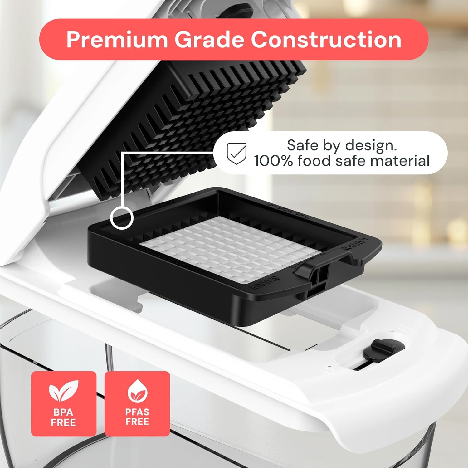 Fullstar The Original Pro Chopper - Vegetable Chopper and Spiralizer, Food Chopper with Container, Fruit Slicer, Kitchen Gadgets & Gifts, Home Essentials (4 in 1, White) - Image 6