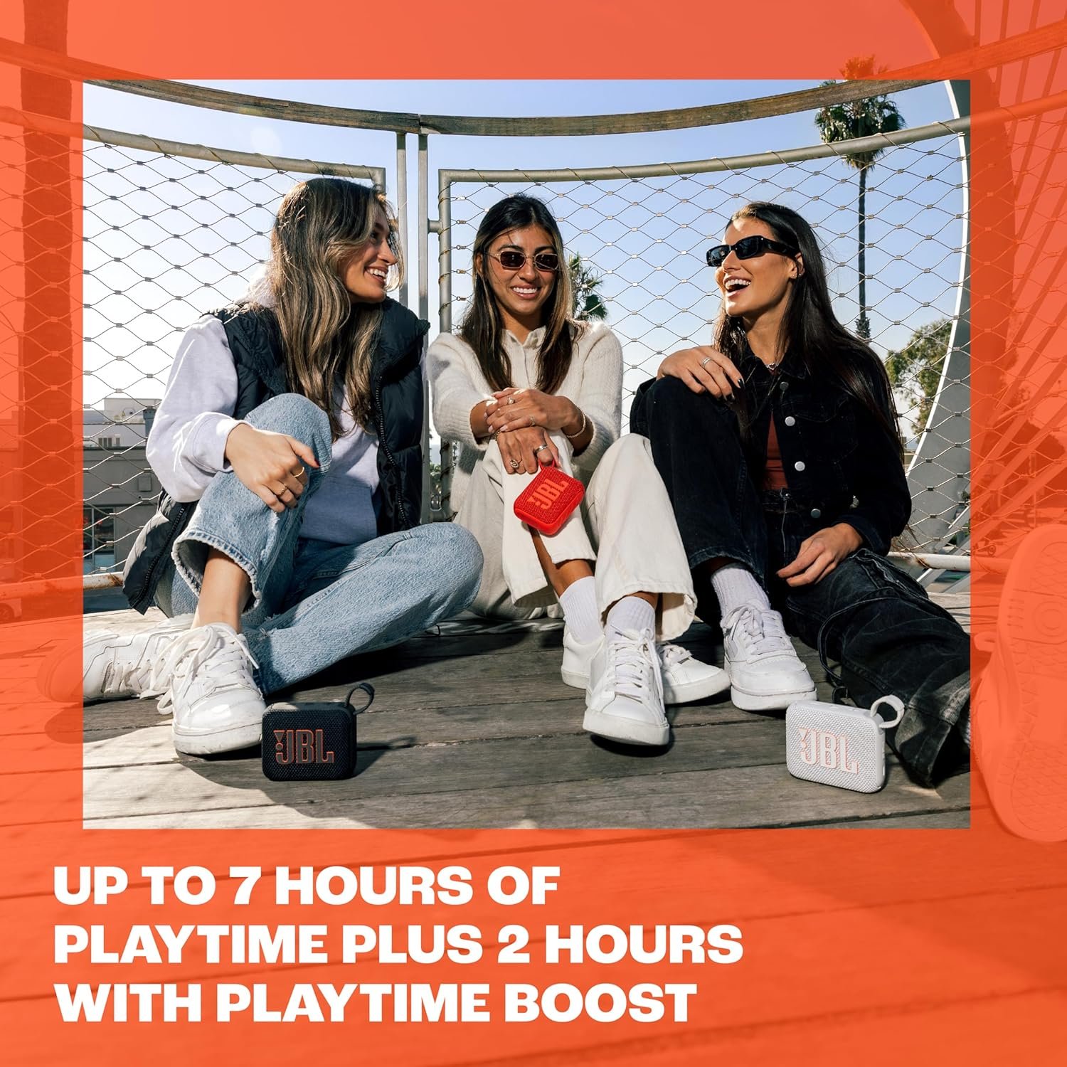 JBL Go 4 - Ultra-Portable, Waterproof and Dustproof Bluetooth Speaker, Big JBL Pro Sound with Punchy bass, 7-Hour Built-in Battery, Made in Part with Recycled Materials (Blue) - Image 8