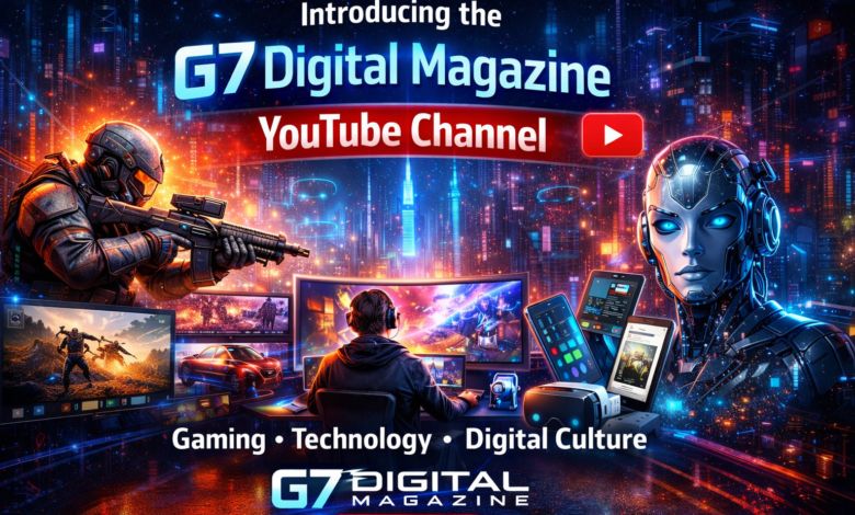 Introducing the G7 Digital Magazine YouTube Channel – Gaming, Technology & Digital Culture