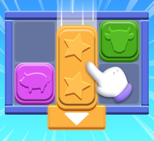 Colour Wooden Animal Jam