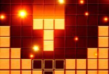 Enjoyable cubes and campfire