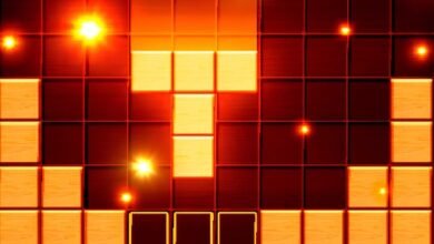 Enjoyable cubes and campfire