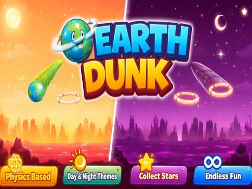 Earth Dunk Physics Arcade Recreation