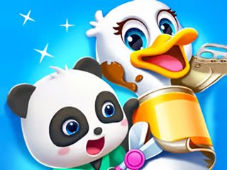 Child Panda Pet Care Middle