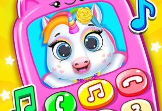 Child Princess Unicorn Cell Telephone